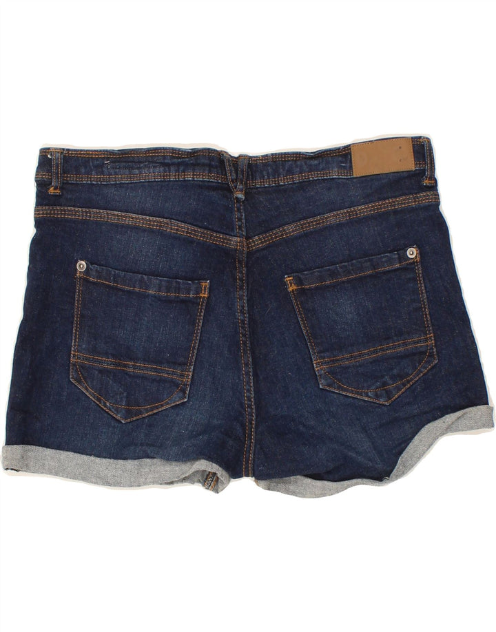 DACK'S Womens Denim Shorts IT 44 Medium W28  Navy Blue Cotton Vintage Dack's and Second-Hand Dack's from Messina Hembry 