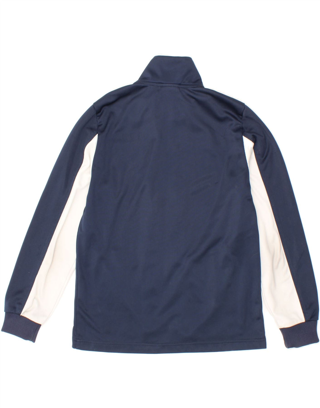 LOTTO Boys Tracksuit Top Jacket 11-12 Years Medium Navy Blue Colourblock Vintage Lotto and Second-Hand Lotto from Messina Hembry 