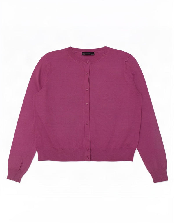 Женский кардиган Marks & Spencer UK 18 XL Фиолетовый вискоза