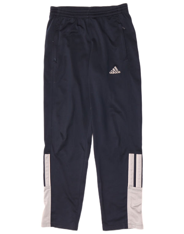 Мужские спортивные брюки Adidas UK 32/34 XS Темно-синий полиэстер с цветными блоками