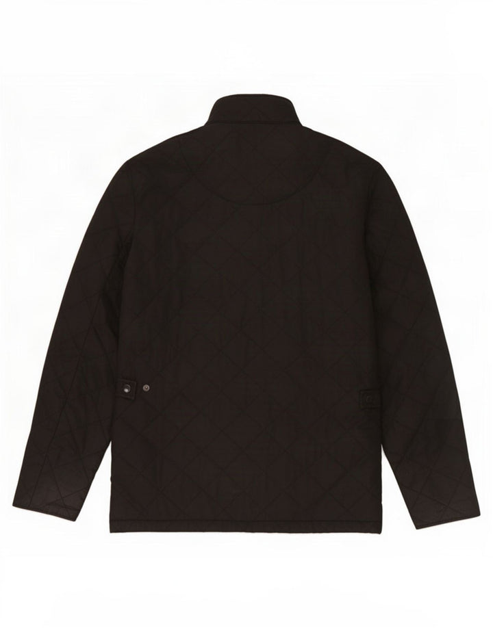 Мужская стеганая куртка Barbour UK 38, средний черный полиэстер