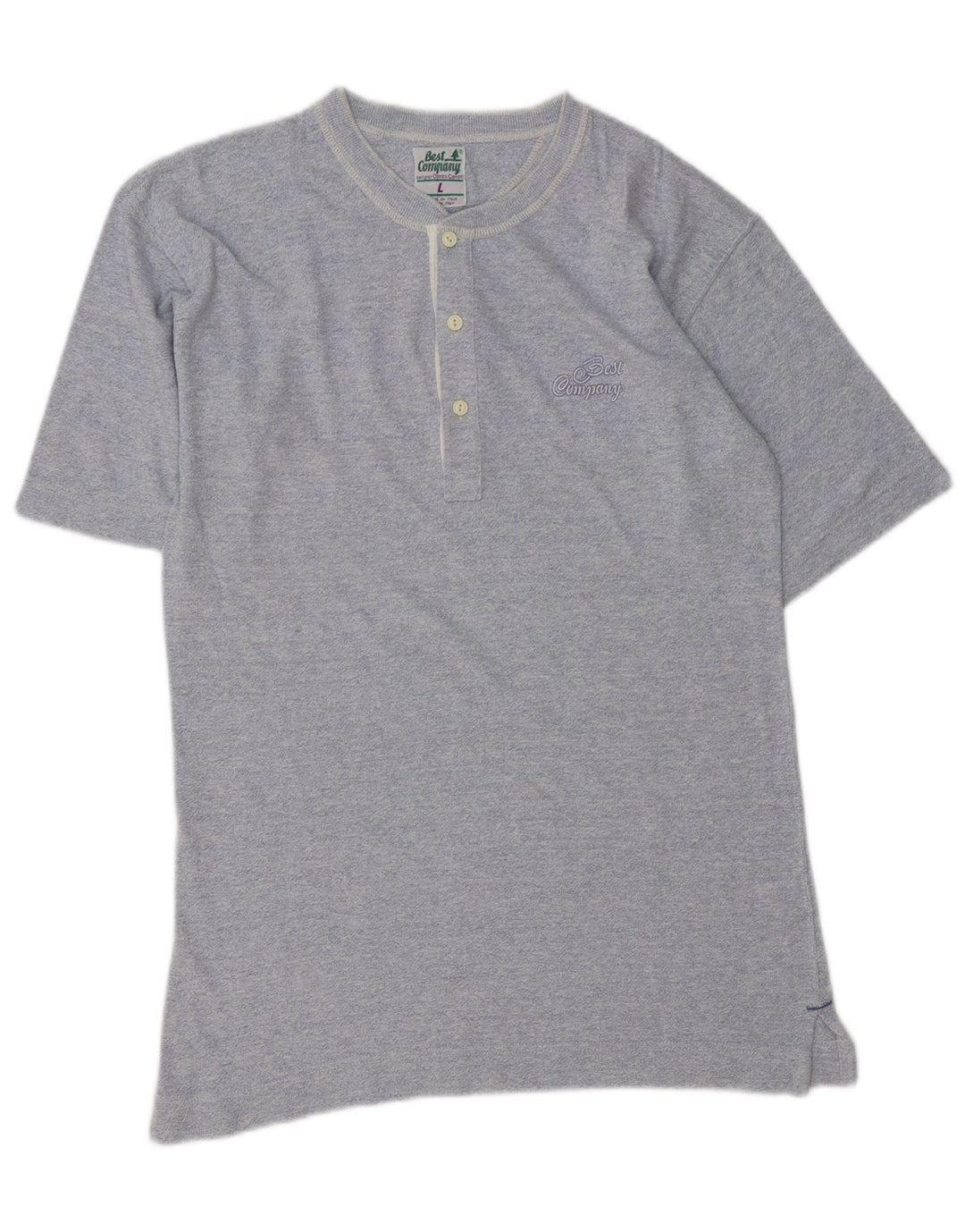 Мужская рубашка поло BEST COMPANY, большая синяя хлопковая ткань