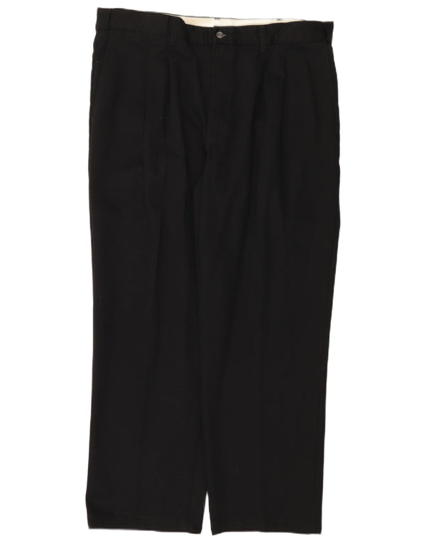 Lee Mens Khakis Pegged Chino Trousers W40 L30 Black Cotton