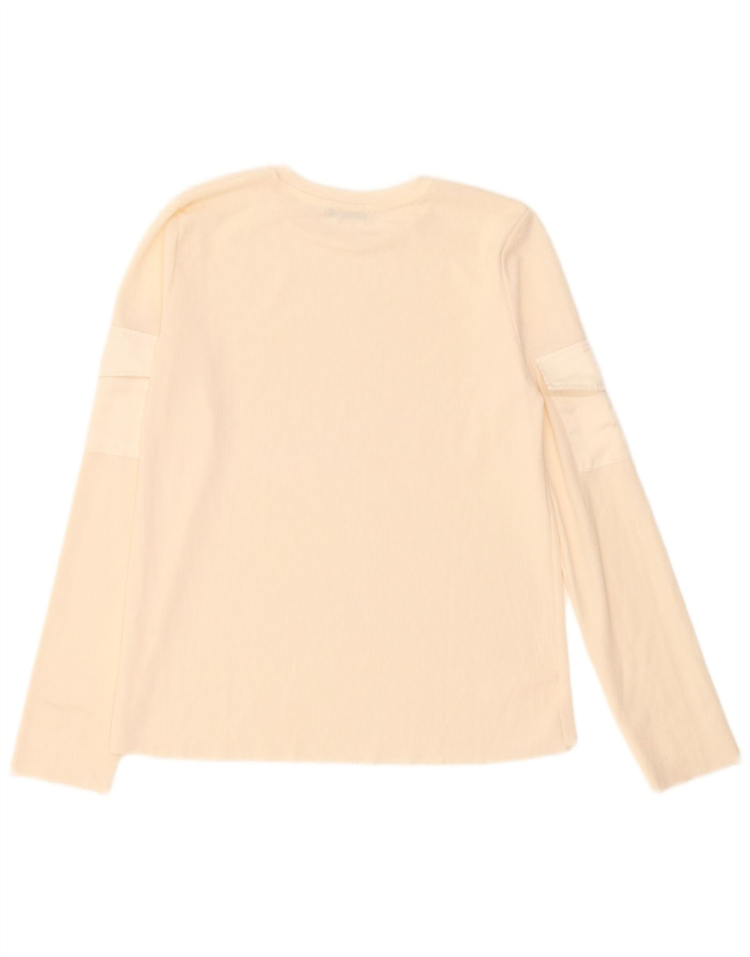 Женский топ Zara с длинным рукавом UK 14, большой, бежевый