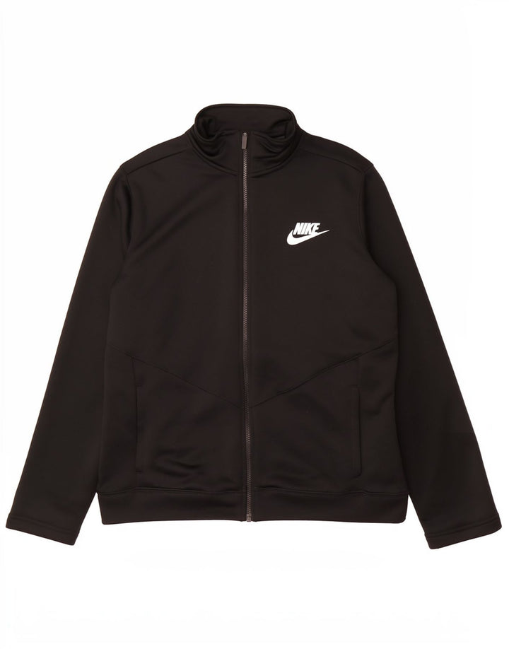 Спортивный костюм Nike для мальчиков, верхняя куртка 13–14 лет, XL, черный полиэстер