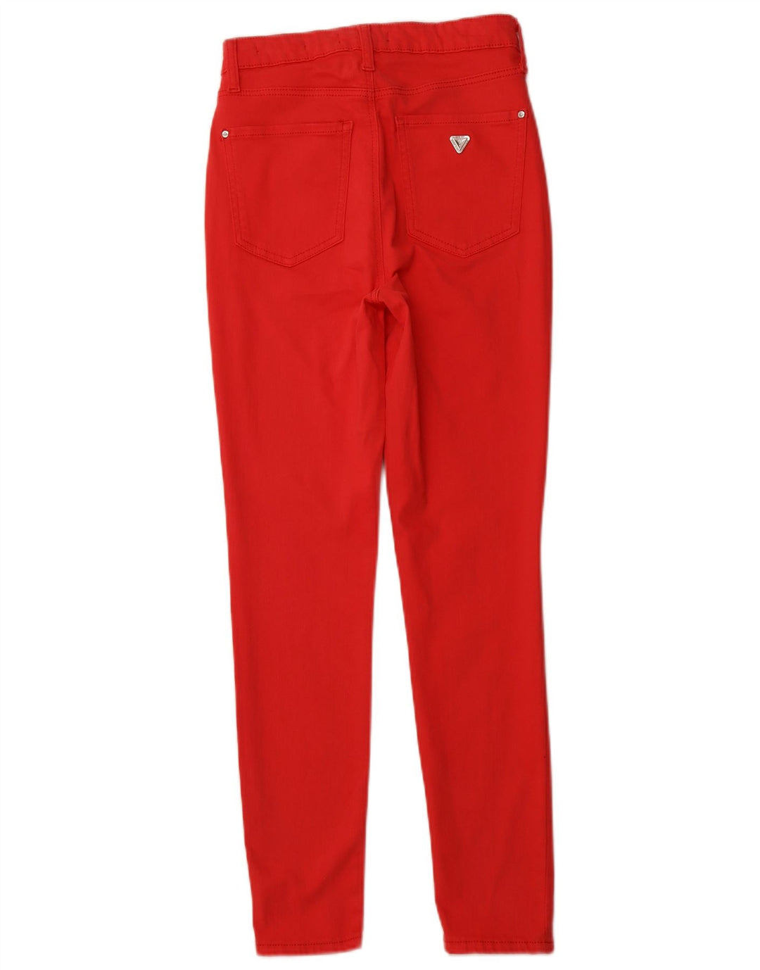 Женские джинсы скинни с высокой посадкой GUESS W27 L27, красный хлопок