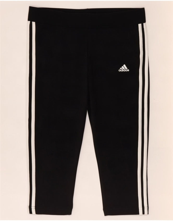 Женские леггинсы-капри Adidas UK 12/14, средние черные