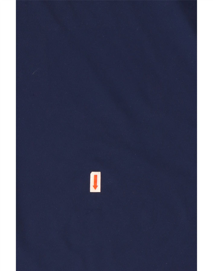 Мужская футболка ADIDAS Climalite, средний темно-синий, полиэстер с цветными блоками