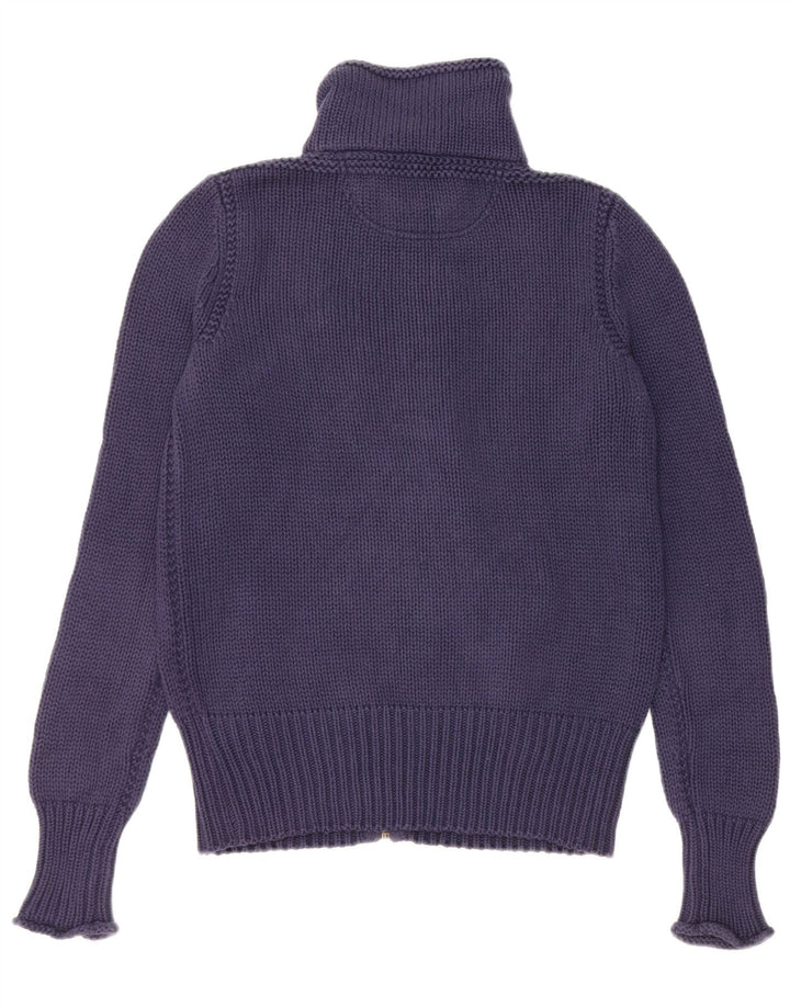 Женский кардиган-свитер RALPH LAUREN UK 14, средний темно-синий, хлопок