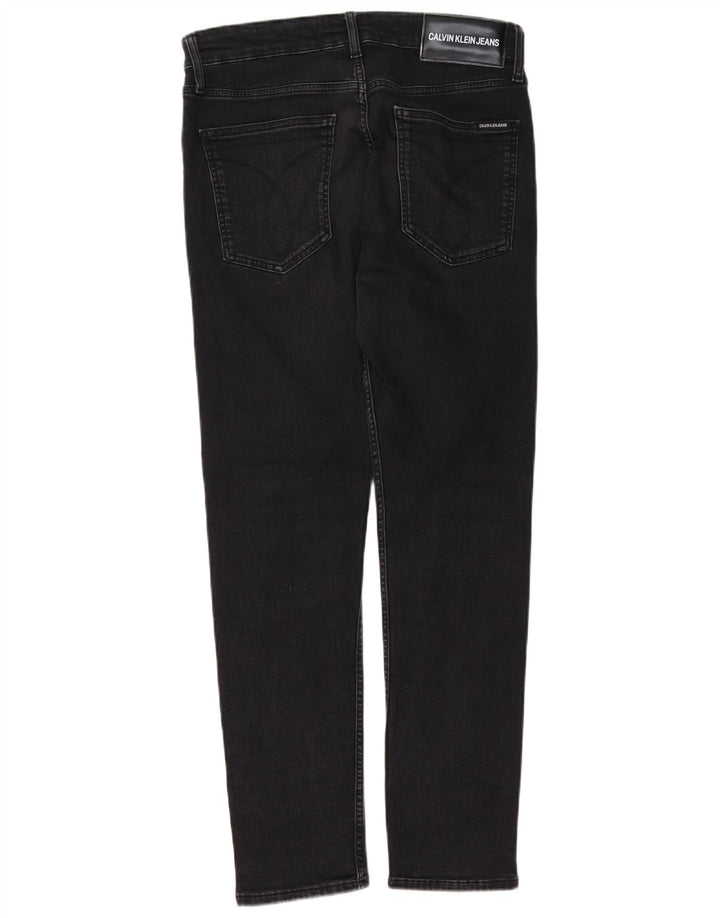 Мужские узкие джинсы Calvin Klein W32 L30, черный хлопок