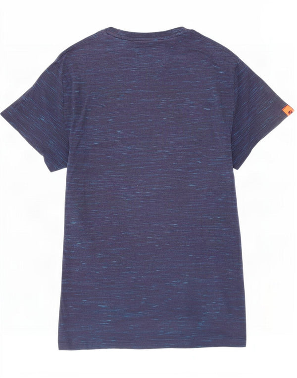 Мужская футболка Superdry Top Small Navy Blue в крапинку