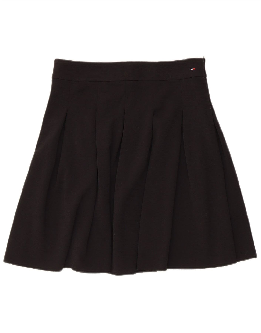 Tommy Hilfiger Женская мини-юбка плиссе среднего размера W28 Черная полиэстер