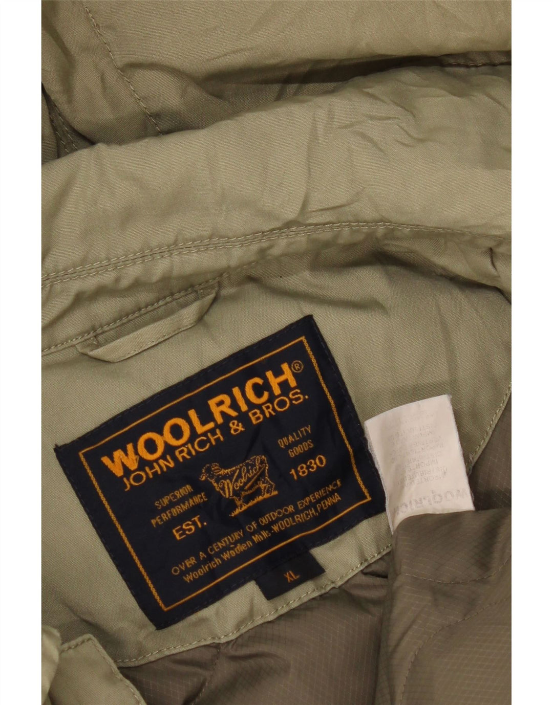Мужская утепленная куртка Woolrich UK 42 XL Хаки