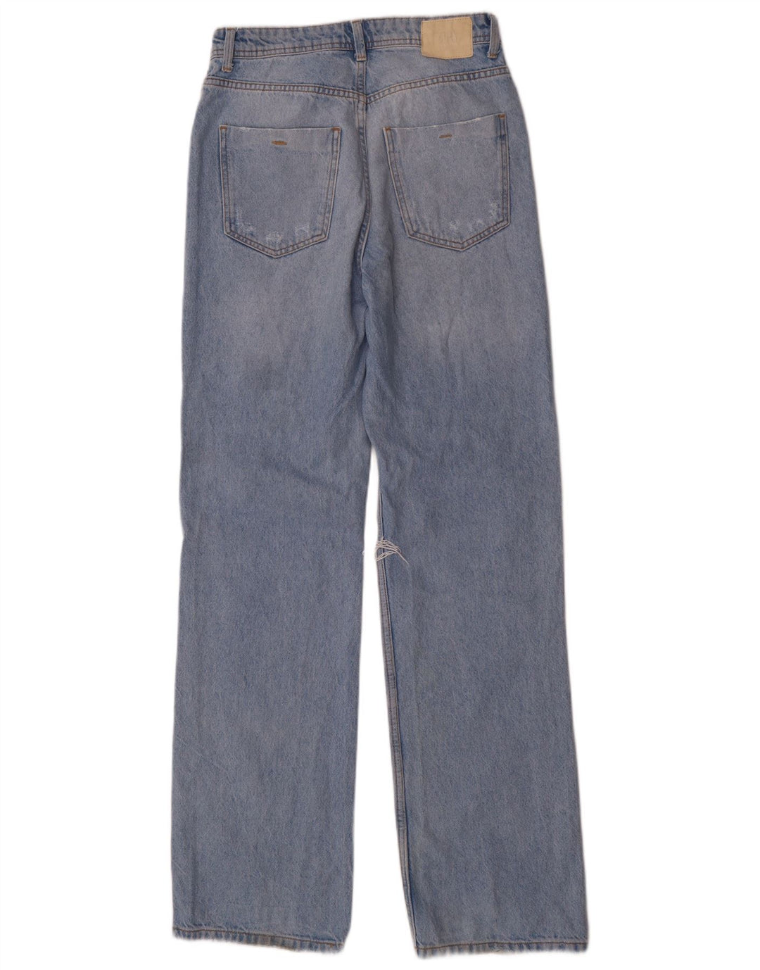 Женские прямые джинсы Zara EU 38, маленькие W28 L34, синие