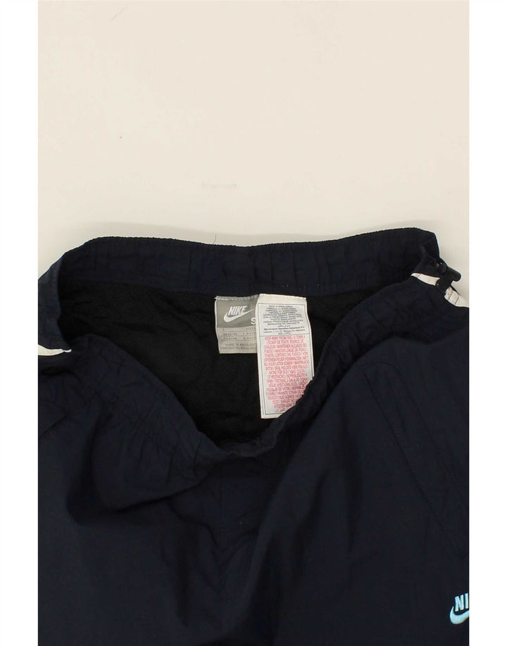 NIKE Womens Sport Shorts UK 8/10 Small Navy Blue Polyester Vintage Nike and Second-Hand Nike from Messina Hembry 