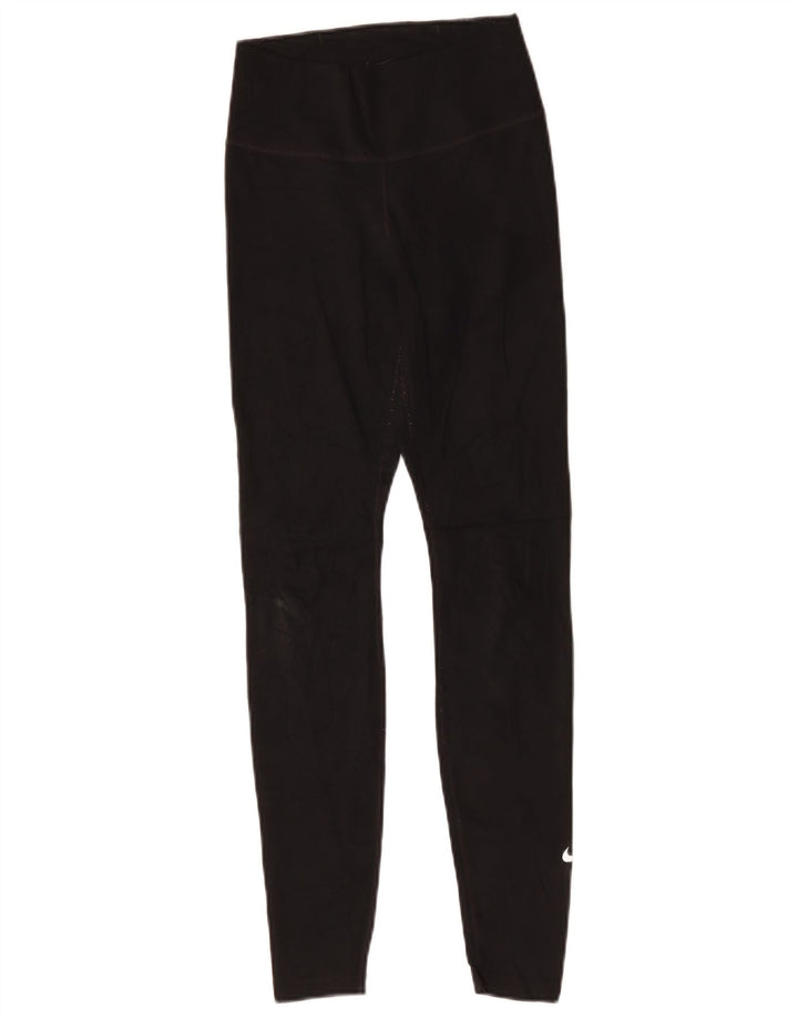 Женские леггинсы Nike UK 6 XS, черный полиэстер