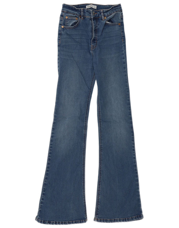 Женские расклешенные джинсы Pull & Bear EU 36 Small W26 L32 Синие