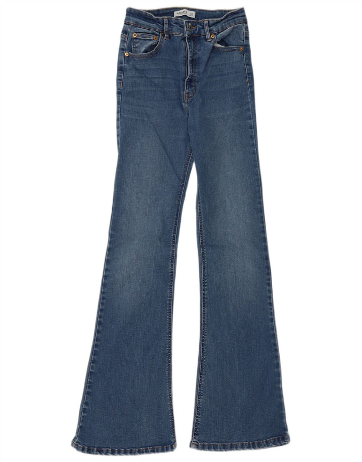Женские расклешенные джинсы Pull & Bear EU 36 Small W26 L32 Синие