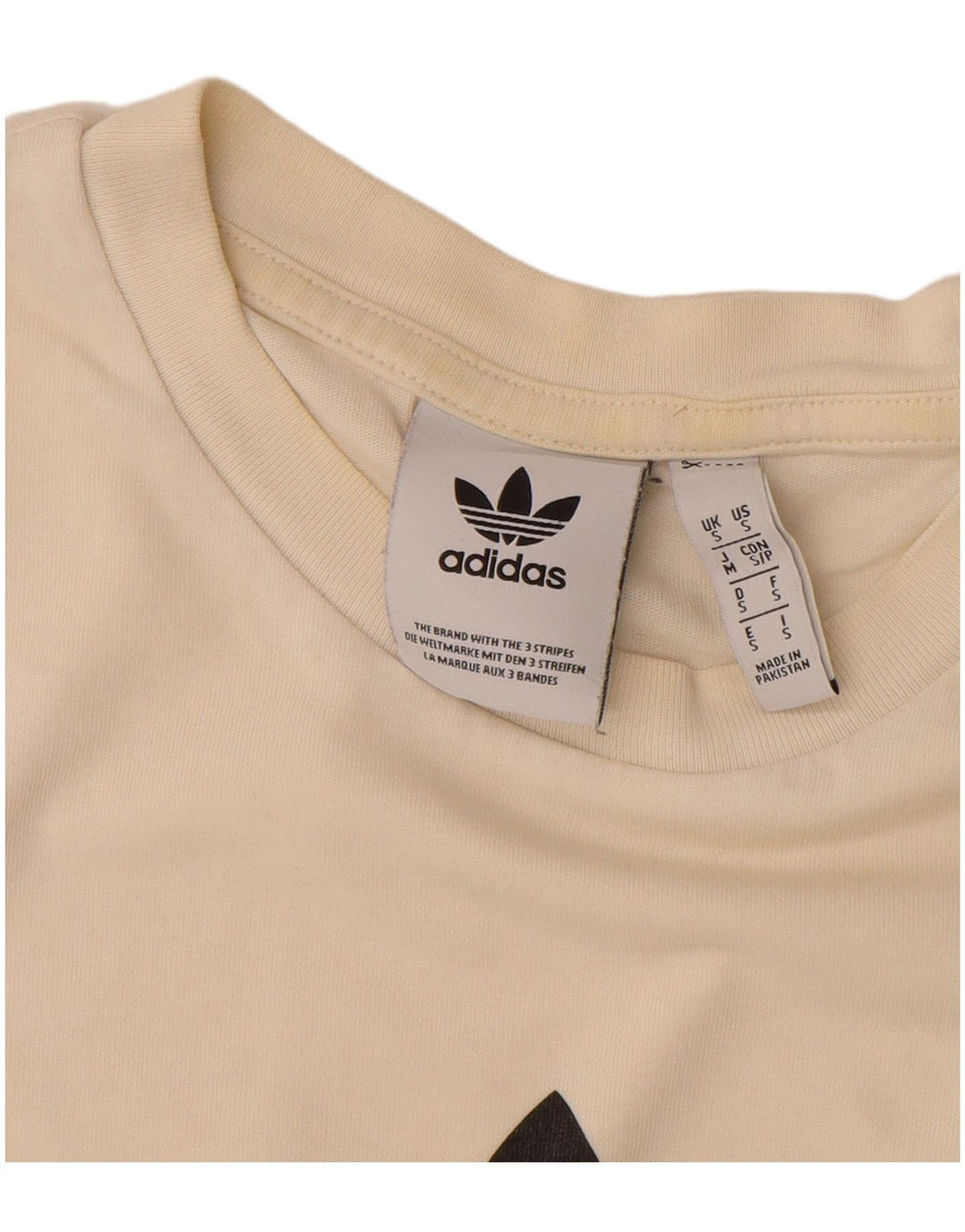 Мужская футболка с рисунком ADIDAS, маленький белый хлопковый топ