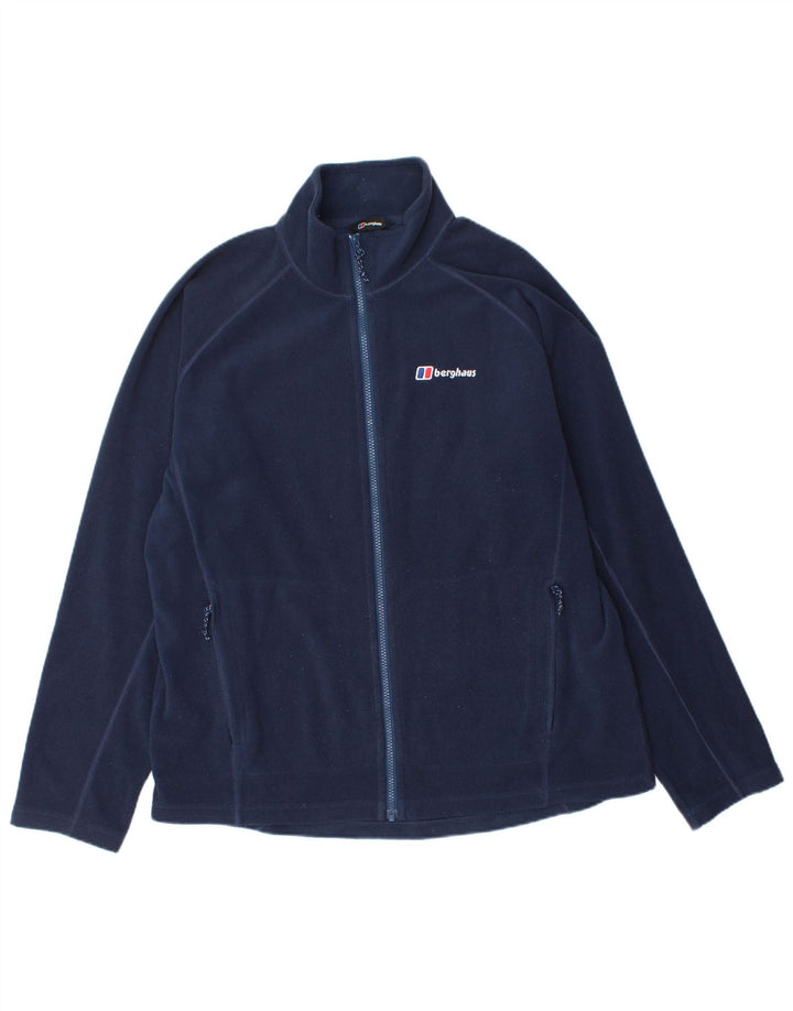Мужская флисовая куртка Berghaus UK 40, большая темно-синяя, полиэстер