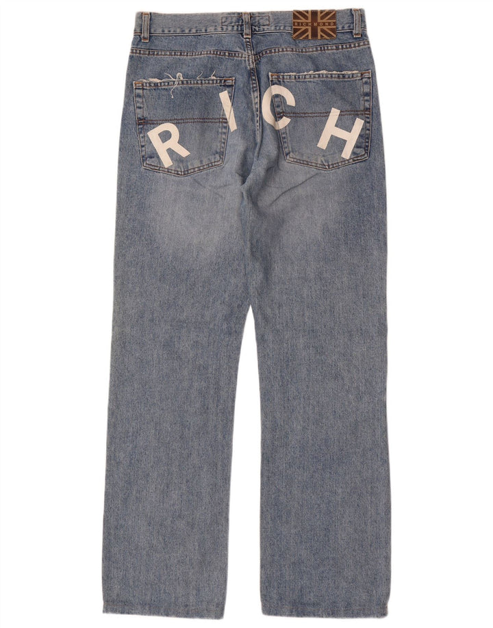 Мужские прямые джинсы Richmond W32 L32 синие, хлопок
