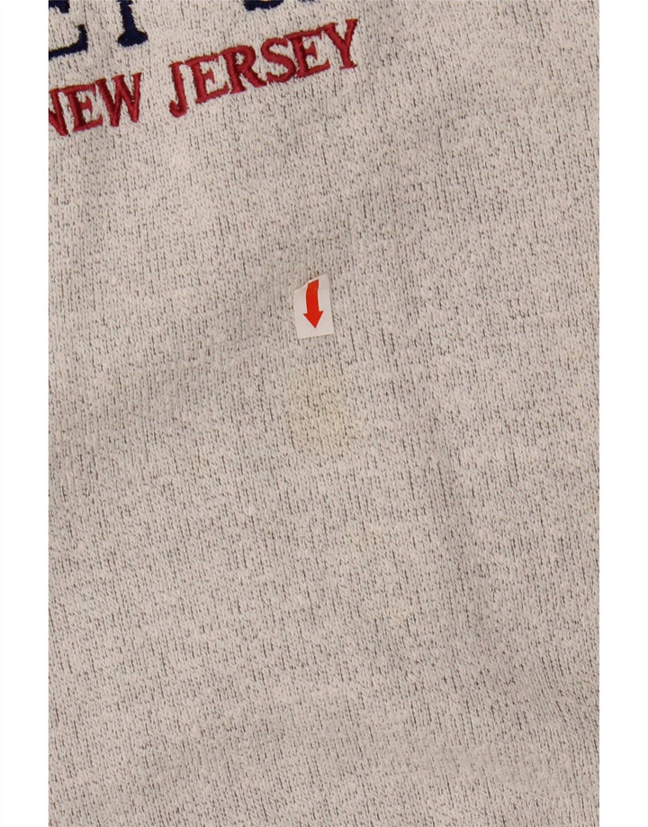 Мужской свитшот с рисунком ESY SURF CO., хлопковый джемпер среднего серого цвета