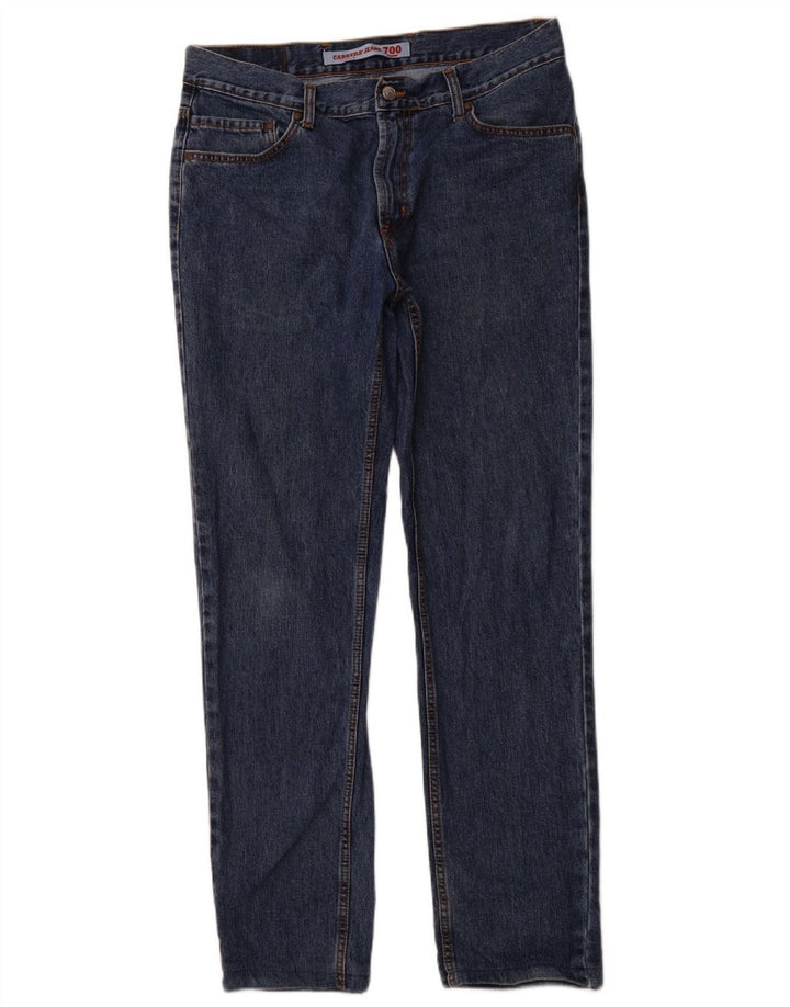 Мужские прямые джинсы CARRERA 700 IT 50, большие W34 L30, темно-синий, хлопок