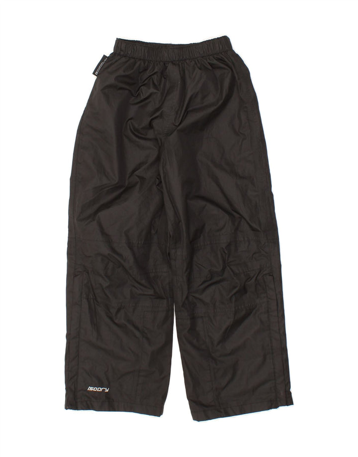 MOUNTAIN WAREHOUSE Boys Tracksuit Trousers 7-8 Years  Black Polyester Vintage Mountain Warehouse and Second-Hand Mountain Warehouse from Messina Hembry 