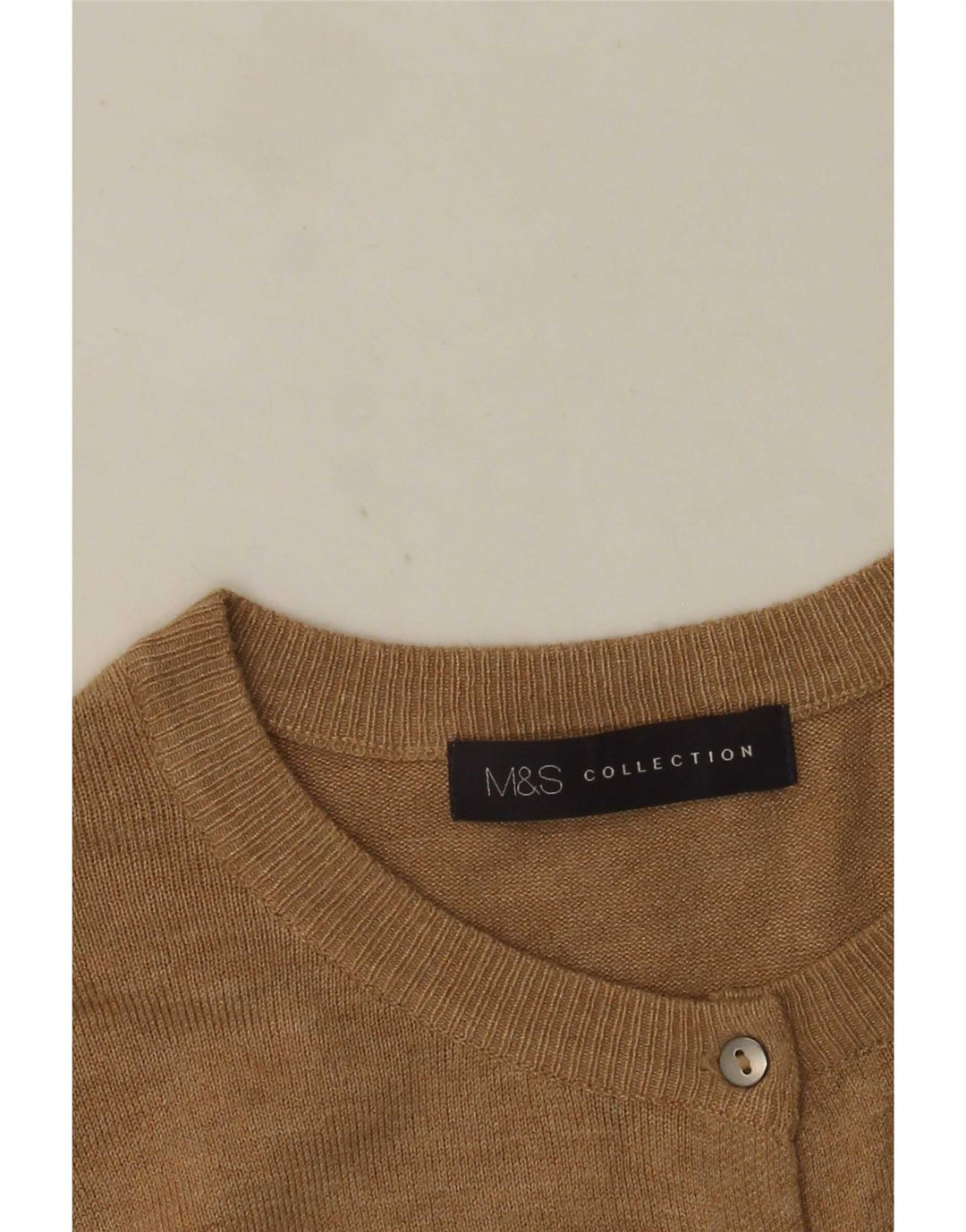 Женский кардиган Marks & Spencer UK 14 Средний Бежевый