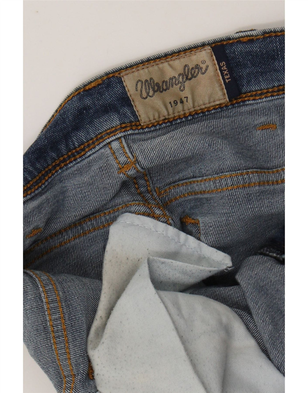 Мужские прямые джинсы WRANGLER Texas W28 L30 синие