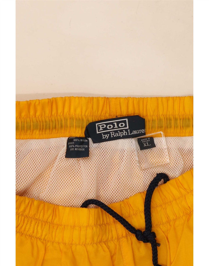 Мужские шорты для плавания Polo Ralph Lauren XL, желтый полиэстер