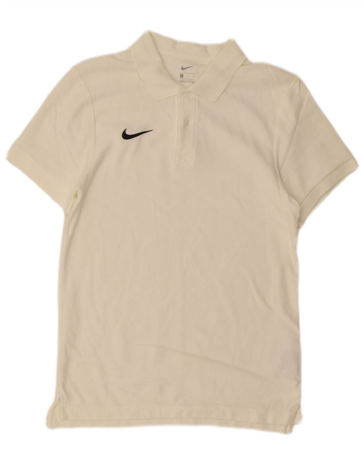 Мужская рубашка-поло Nike маленького размера, белый хлопок, хлопок