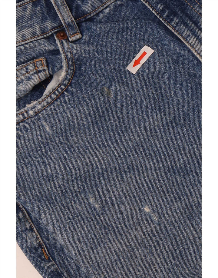 Женские прямые джинсы Zara EU 40 Medium W30 L27, синий хлопок