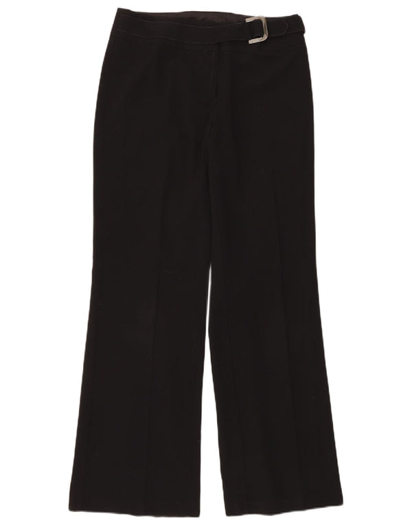 Женские повседневные брюки Marks & Spencer Bootcut UK 10, маленькие W30 L32, черные