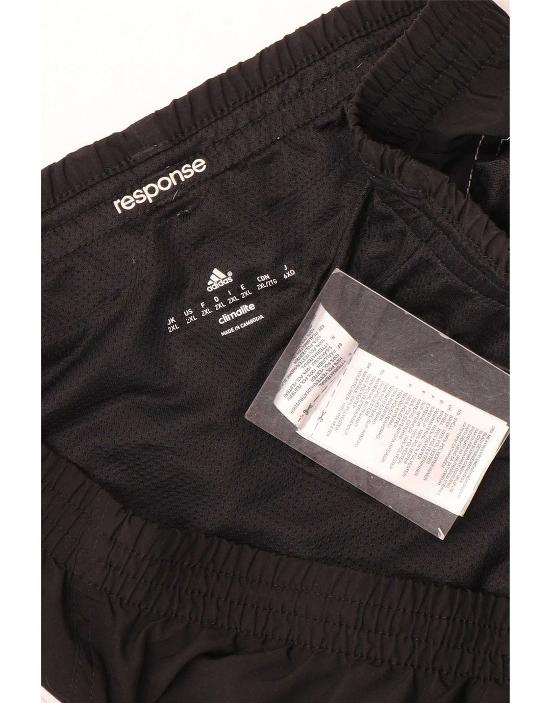 Мужские спортивные шорты Adidas Climalite 2XL, черный полиэстер