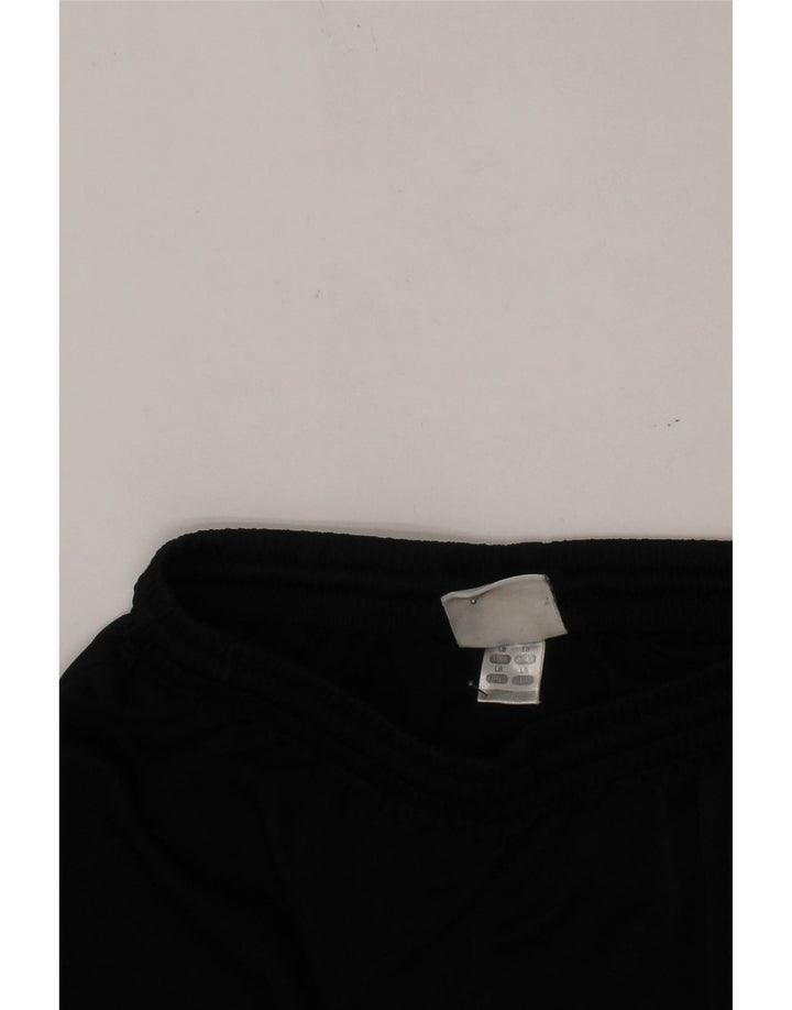 UMBRO Boys Sport Shorts 5-6 Years Large Black Polyester
