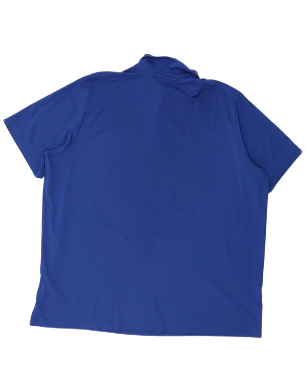 Мужская рубашка-поло Adidas Aeroready 3XL, синяя, полиэстер