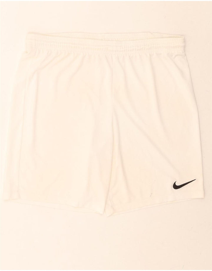 NIKE Mens Sport Shorts XL  White Vintage Nike and Second-Hand Nike from Messina Hembry 