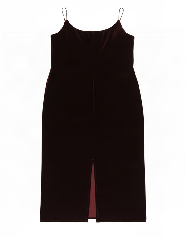 Женское платье-футляр без рукавов Dorothy Perkins UK 20 2XL бордовый полиэстер