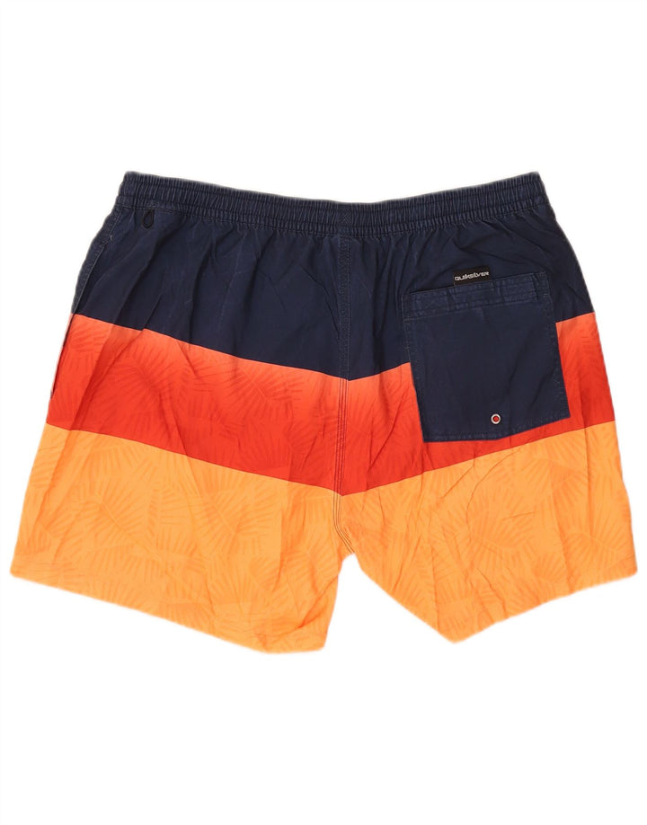 Мужские шорты для плавания Quiksilver 2XL, разноцветный полиэстер с цветными блоками