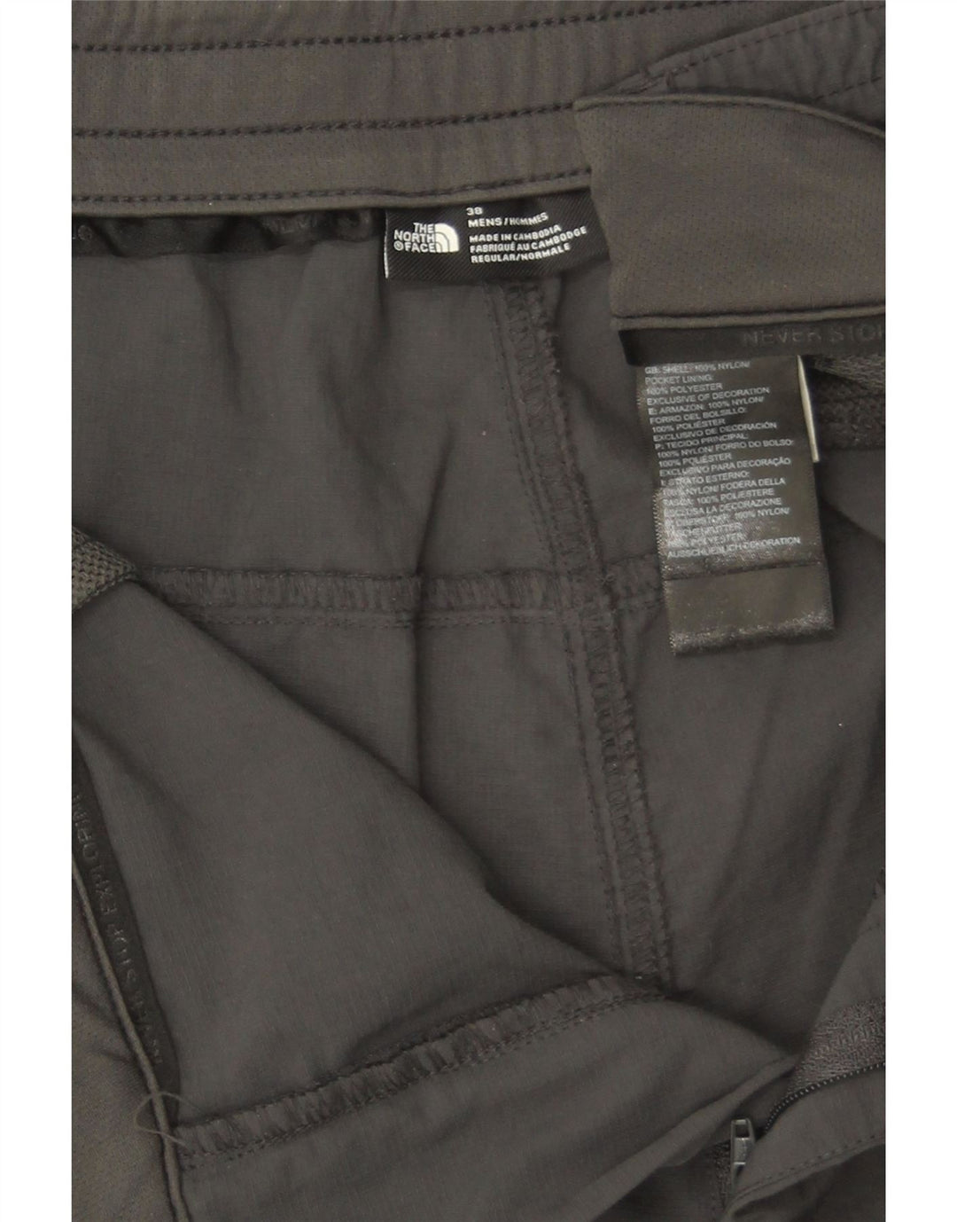 Мужские шорты чинос The North Face W38 XL, серый полиэстер