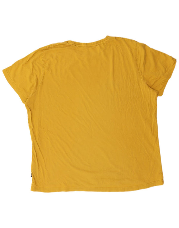 Мужская футболка с рисунком Puma 2XL, желтый хлопок