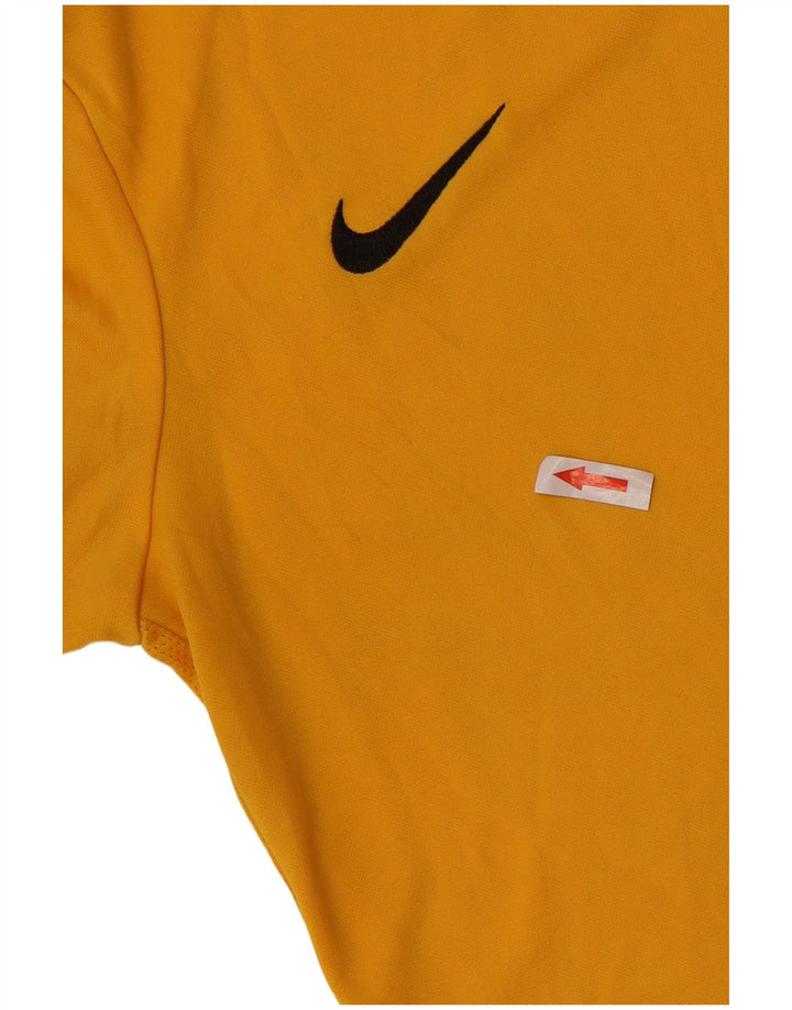 Футболка Nike Dri Fit для мальчиков, 12–13 лет, большой желтый полиэстер