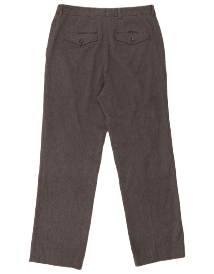 Мужские прямые брюки-чиносы Zara EU 40 Medium W31 L29, серый полиэстер