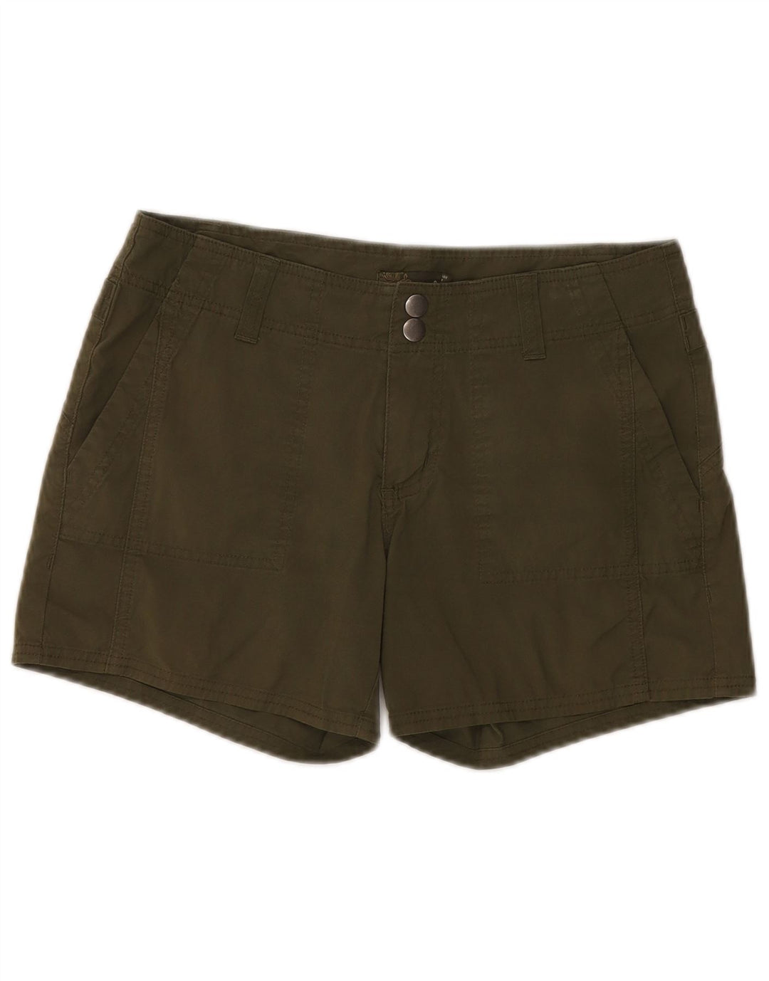 Женские шорты карго Prana US 8 Medium W32 Хаки Хлопок