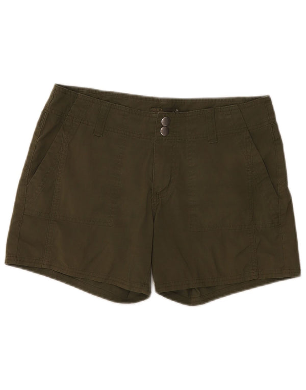 Женские шорты карго Prana US 8 Medium W32 Хаки Хлопок