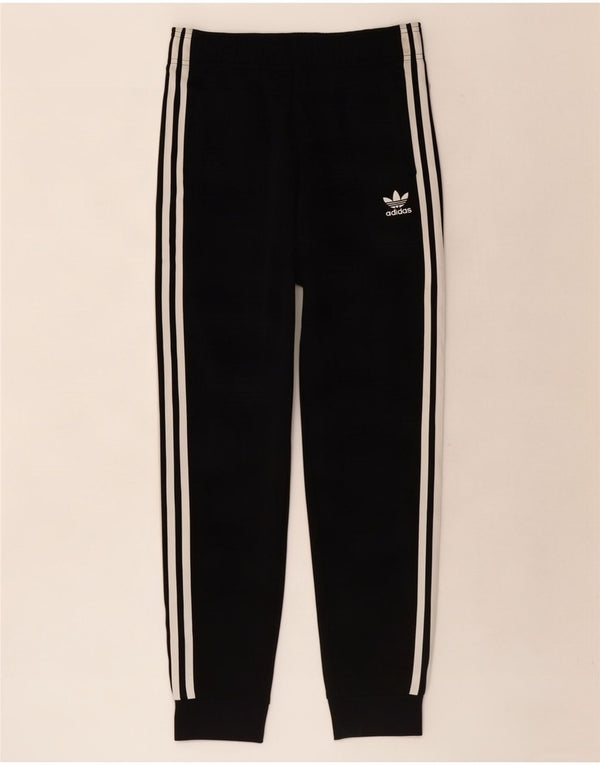 Спортивный костюм Adidas для мальчиков, брюки для бега, 13-14 лет, черный полиэстер