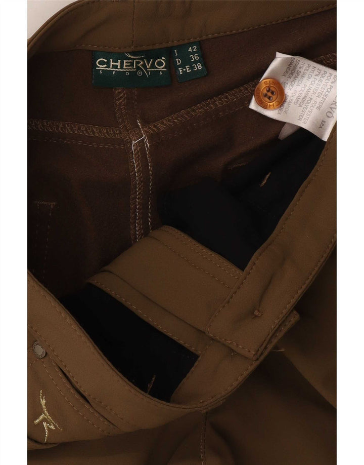 Женские повседневные брюки Chervo Bootcut IT 42 Medium W28 L32 Бежевый полиэстер