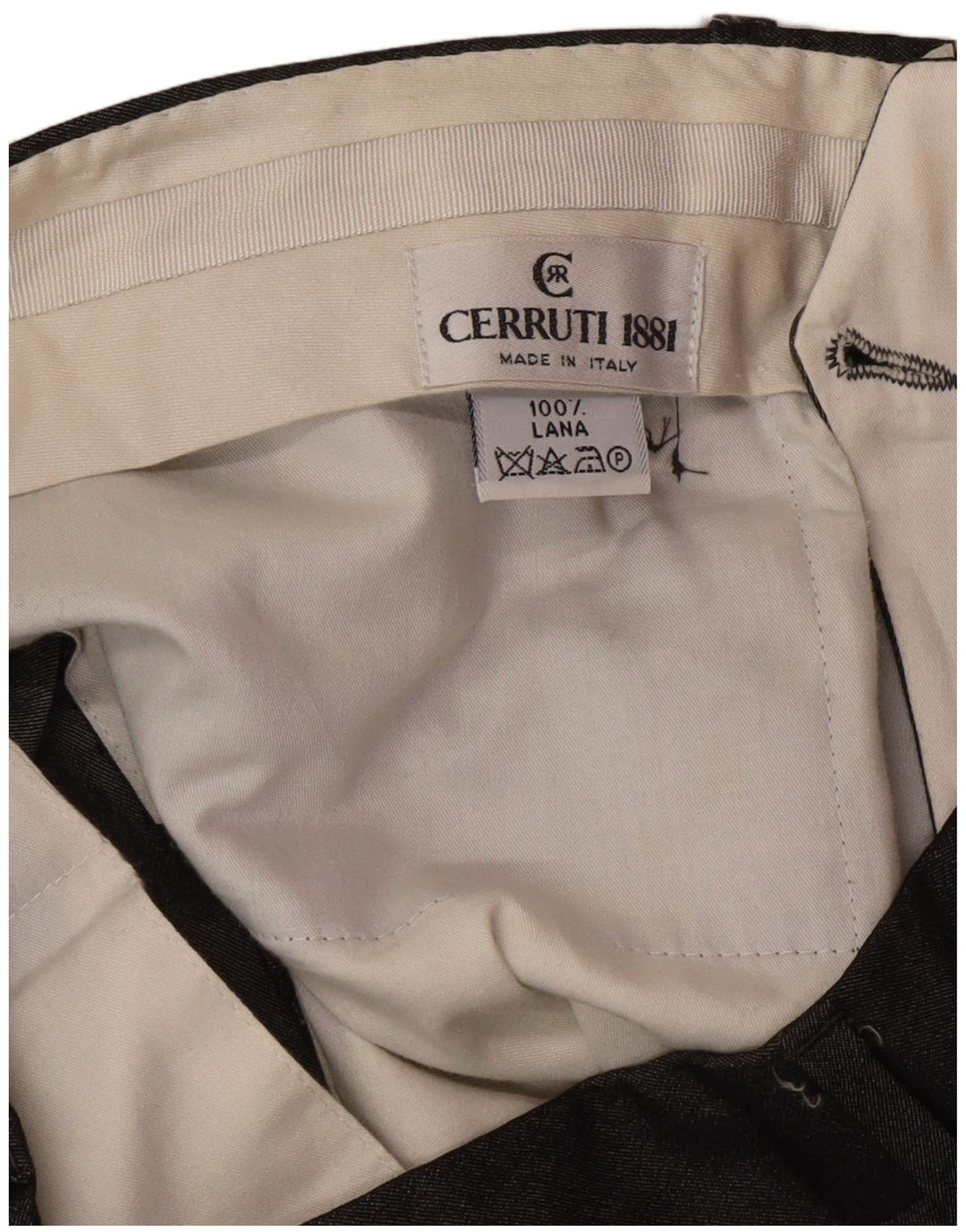 CERRUTI 1881 Мужские костюмные брюки IT 50 Большие W32 L30 Серые Классические
