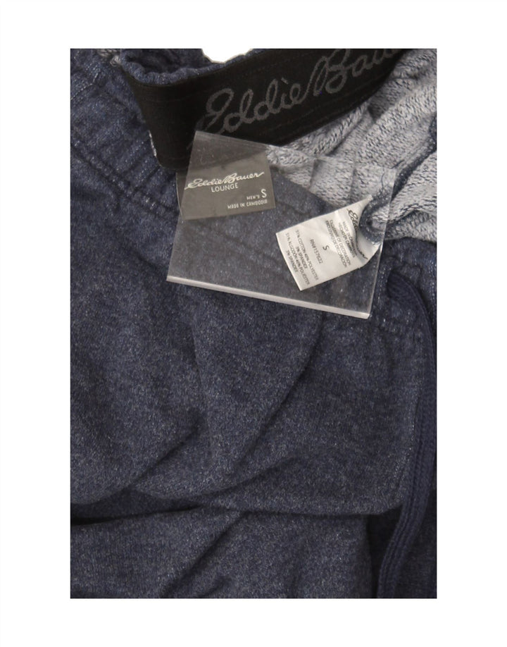 EDDIE BAUER Mens Tracksuit Trousers Small  Navy Blue Cotton Vintage Eddie Bauer and Second-Hand Eddie Bauer from Messina Hembry 
